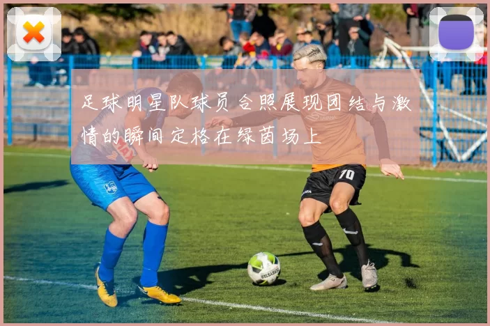 足球明星队球员合照展现团结与激情的瞬间定格在绿茵场上